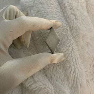 One sterling silver stamped .925 Mexican kite earring (UNISEX)